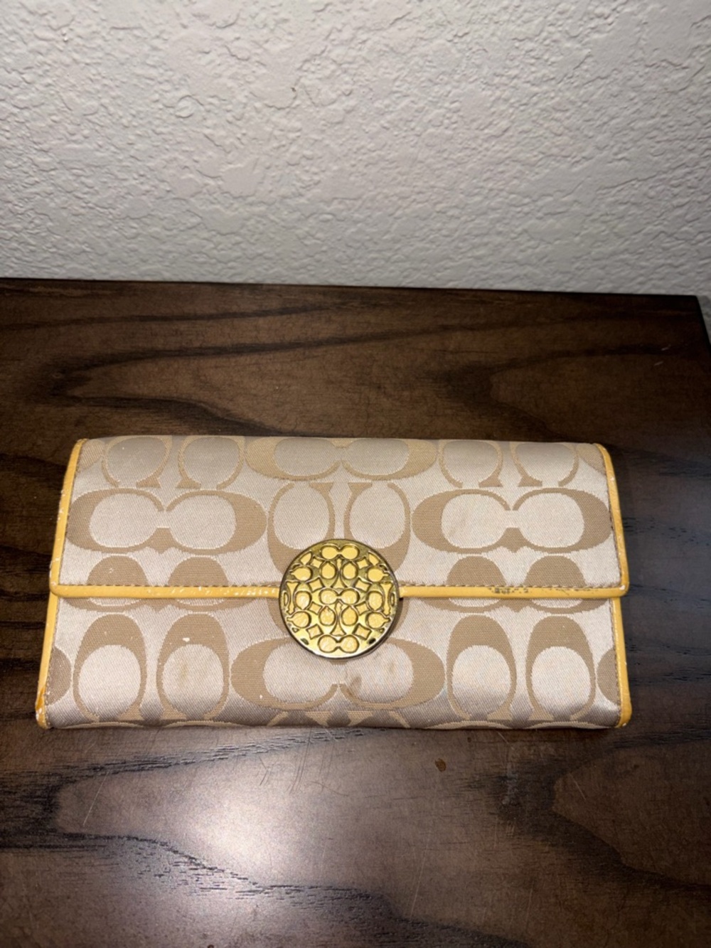 Coach Alexandra Signature Slim Envelope Wallet